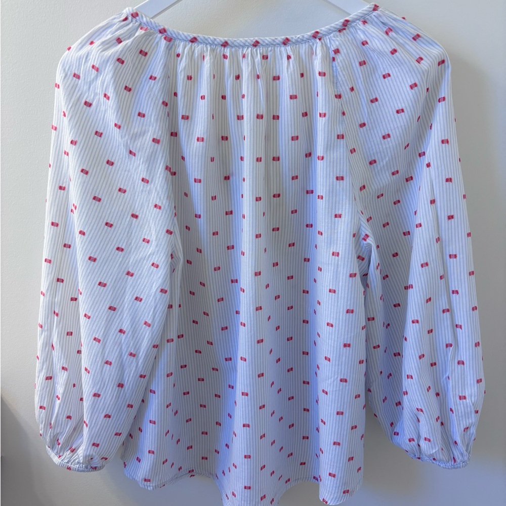 ANTHROPOLOGIE Textured PJ, Lounge Cotton Top. EUC. - Picture 6 of 11